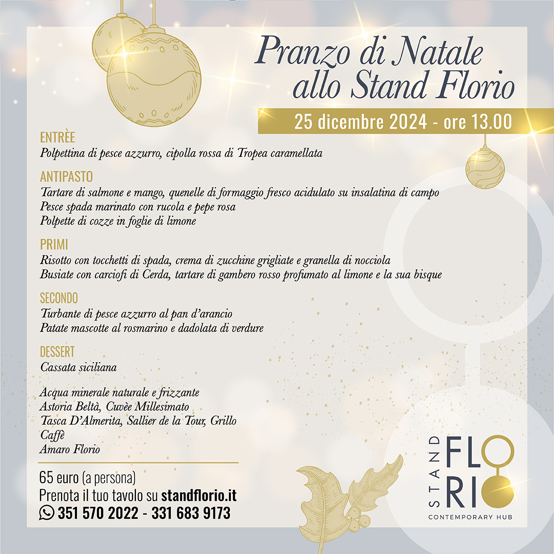 PRANZO DI NATALE ALLO STAND FLORIO